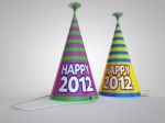 Happy 2012 Stock Photo