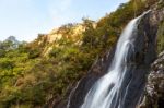 Aber Falls In Autumn Stock Photo