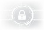 Technology Abstract Security Lock Circle  Background Stock Photo