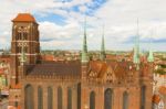 St. Mary's Church, Gdansk Stock Photo