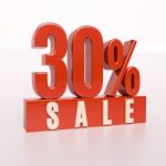 Percentage Sign, 30 Percent Stock Photo