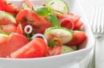 Tomato Salad Stock Photo