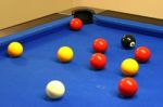 Pool Table Stock Photo