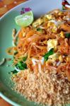 Thai Food Pad Thai Stock Photo