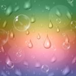 Pastel Color Means Rain Drop And Abstract Stock Photo