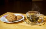 Glass Cup With Tea Stock Photo