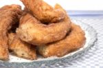 Portuguese Farturas Sweet Fried Dough Stock Photo