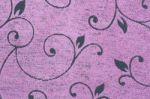 Floral Pattern Fabric Texture Background Stock Photo