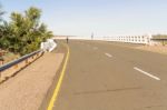 Bridge Over Fish River In Namibia Stock Photo