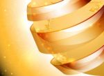 Glossy Gold World Abstract Background Stock Photo