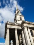 St Martin-in-the-fields Church  Trafalgar Square Stock Photo