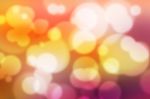 Colorful Bokeh Background (colorful Blurred Wallpaper) Stock Photo