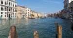 View Towards The Rialto Bridge In Venice Stock Photo