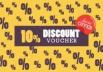 Discount Voucher  Illustration Stock Photo