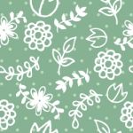 Seamless Pattern Of Flower Background Stock Photo