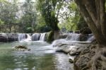 Sao Noi Waterfall, Saraburi, Thailand Stock Photo