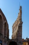 View Of The Arena In Verona Stock Photo