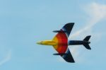 Hawker Hunter Miss Demeanour Aerial Display At Airbourne Stock Photo