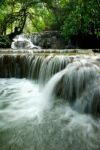 Kuang Si Waterfall Stock Photo