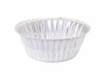 Single Mold Tin For Bakery On White Background Stock Photo