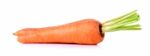 Fresh Carrot Isolated On A White Background Stock Photo