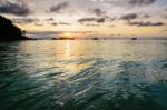 Sunrise At Mu Koh Similan, Thailand Stock Photo