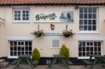 The Harbour Inn Showing The Flood Level 1953 In Southwold Stock Photo