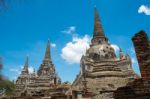 Wat Phrasisanpeth (public Location) ,phrasrisanpeth Temple Stock Photo