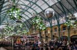 Christmas Decorations At Covent Garden Stock Photo