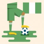 Nigeria National Soccer Kits Stock Photo