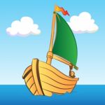 Colorful Boat Illustration -  Illustration Stock Photo