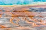 Grand Prismatic Spring Stock Photo