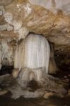 Stalactite And Stalagmite Stock Photo