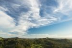 Mount Beerwah In The Afternoon Sun Stock Photo