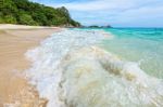 Beach And Waves At Similan National Park In Thailand Stock Photo