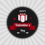 Valentine's Day, Greeting Card, Illustration Stock Photo