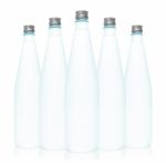 Isolated Water Bottles Stock Photo