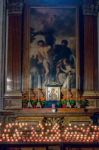 View Of An Altar In Salzburg Cathedral Stock Photo