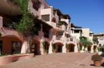 Shopping Centre In Porto Cervo Stock Photo