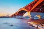 Seongsan Bridge In Korea Stock Photo