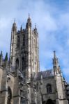 View Of Canterbury Cathedral Stock Photo