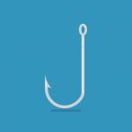 Hook Icon Fisherman Equipment Stock Photo