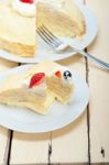 Crepe Pancake Cake Stock Photo