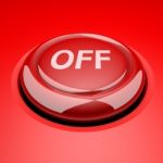 Off Button Stock Photo