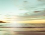 An Abstract Seascape With Blurred Panning Motion Background Stock Photo