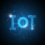 Internet Of Things Technology Abstract Circuit Background Stock Photo