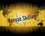 Kenyan Shilling Means Foreign Currency And Exchange Stock Photo