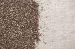 Chia Seed Background Stock Photo