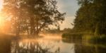 Colorful Summer Morning Stock Photo