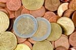 Euro Coins Stock Photo